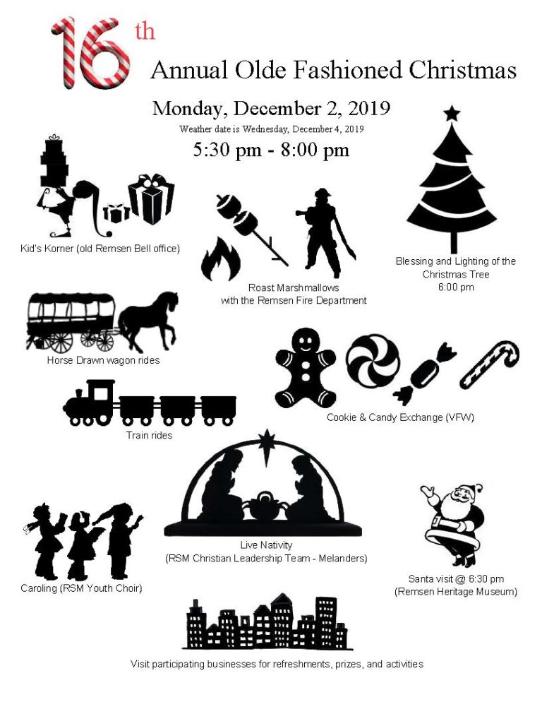 Annual Olde Fashioned Christmas City of Remsen, Iowa Official Website